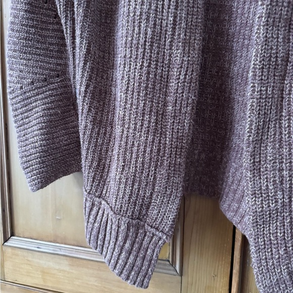 Free People Brown Women's high hopes Cardigan knit oversized small - Picture 4 of 9